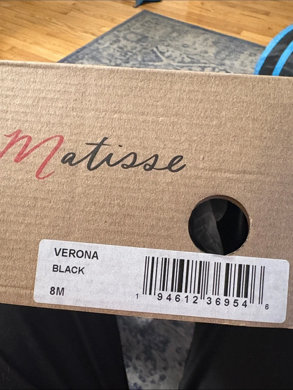 Matisse Verona Black Leather Beaded Gladiator Sandals Size 8 new with box